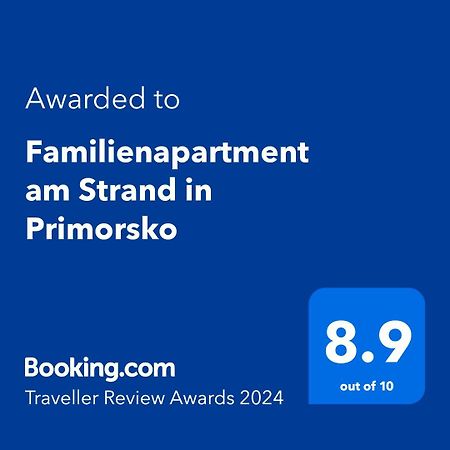 Familienapartment Am Strand In Primorszko Kültér fotó