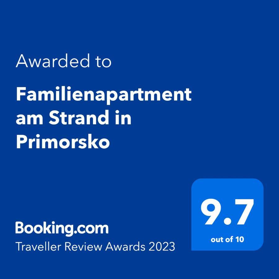 Familienapartment Am Strand In Primorszko Kültér fotó